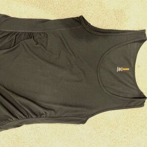 Lucy Women’s Maternity Athletic Tank Top, Black, Size Medium